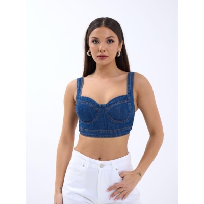 7131 KOT CROP-MAVİ 7131 KOT CROP-MAVİ