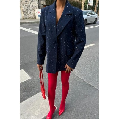 Taş Detaylı Premium Blazer Ceket 6122 Taş Detaylı Premium Blazer Ceket 6122