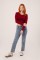 Ters Dikişli Basic Bordo Body Bluz Ters Dikişli Basic Bordo Body Bluz