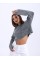 43191 TRİKO CROP KAZAK-ANTRASİT 43191 TRİKO CROP KAZAK-ANTRASİT