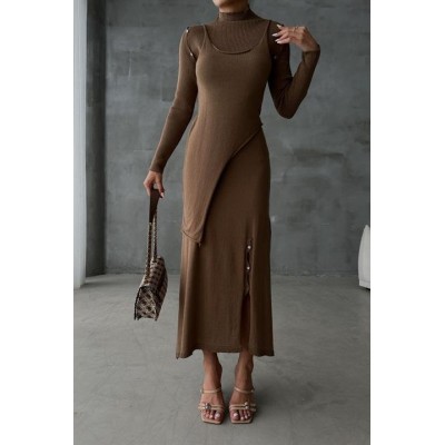 Dasha Düğme Detaylı Midi Takım9475-23 Dasha Düğme Detaylı Midi Takım9475-23