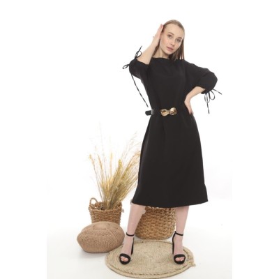Siyah Topshop Yırtmaçlı Elbise Siyah Topshop Yırtmaçlı Elbise