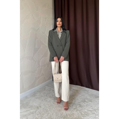 Haki Blazer Ceket Haki Blazer Ceket
