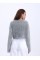 43191 TRİKO CROP KAZAK-GRİ 43191 TRİKO CROP KAZAK-GRİ