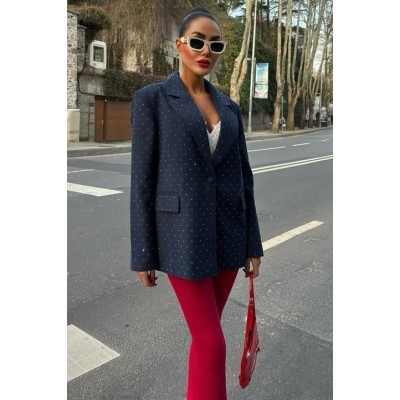 Taş Detaylı Premium Blazer Ceket 6122 Taş Detaylı Premium Blazer Ceket 6122