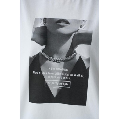 Resim Baskılı T-Shirt - Krem Resim Baskılı T-Shirt - Krem