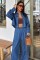 Denim Gömlek Plazzo Pantolon Takım 10163-08 Denim Gömlek Plazzo Pantolon Takım 10163-08