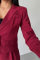 CROP CEKET - KISA ETEK TAKIM - Bordo CROP CEKET - KISA ETEK TAKIM - Bordo