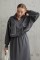 Füme Biyeli Sweatshirt Ve Etek Takım Füme Biyeli Sweatshirt Ve Etek Takım