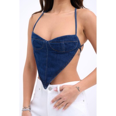 6968 KOT CROP-MAVİ 6968 KOT CROP-MAVİ
