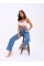 5171 DENİM BUTTONED WIDE KEG-MAVİ 5171 DENİM BUTTONED WIDE KEG-MAVİ