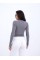 42491 TRİKO SAÇ ÖRGÜ CROP KAZAK-GRİ 42491 TRİKO SAÇ ÖRGÜ CROP KAZAK-GRİ