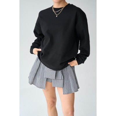 Düz SweatShirt - Siyah Düz SweatShirt - Siyah