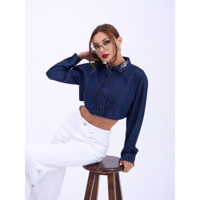 6603 KOT BLUZ-MAVİ 6603 KOT BLUZ-MAVİ