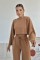 Camel Fitilli Bluz Ve Pantolon Takım Camel Fitilli Bluz Ve Pantolon Takım