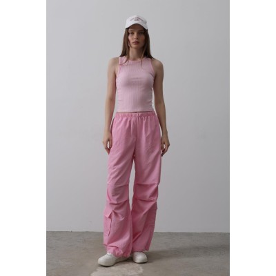 Paraşüt Cargo Pantolon - Pembe Paraşüt Cargo Pantolon - Pembe