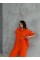 OMUZ MİDYE SIRALI BLUZ - PAÇA PENSLİ PANTOLON TAKIM - Orange OMUZ MİDYE SIRALI BLUZ - PAÇA PENSLİ PANTOLON TAKIM - Orange
