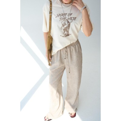 Dokuma Pantolon - Camel Dokuma Pantolon - Camel