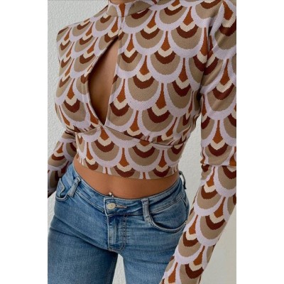 Autumn Cut Out Bluz 3018-08 Autumn Cut Out Bluz 3018-08