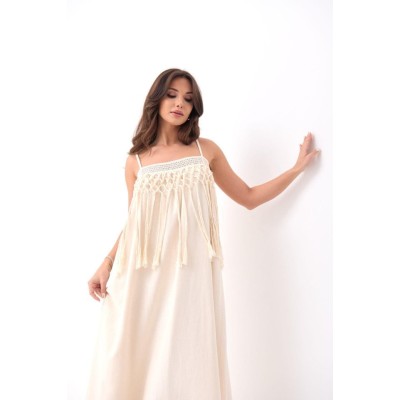 7365 ELBİSE-BEJ 7365 ELBİSE-BEJ