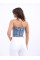 6878 KOT CROP-MAVİ 6878 KOT CROP-MAVİ