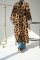 Uzun Leopar Hırka - Camel-Mavi Uzun Leopar Hırka - Camel-Mavi