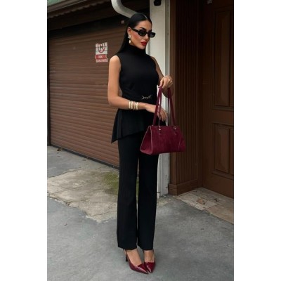 Rose Dik Yaka Fitilli Takım 9946 Rose Dik Yaka Fitilli Takım 9946