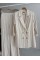 Blazer Ceketli Çizgili Keten Takım 10186 Blazer Ceketli Çizgili Keten Takım 10186