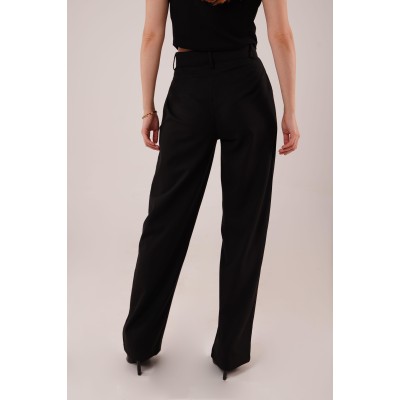 Premium Model Oturtmalı Siyah Pantolon Premium Model Oturtmalı Siyah Pantolon