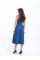 7143 KOT ELBİSE-MAVİ 7143 KOT ELBİSE-MAVİ