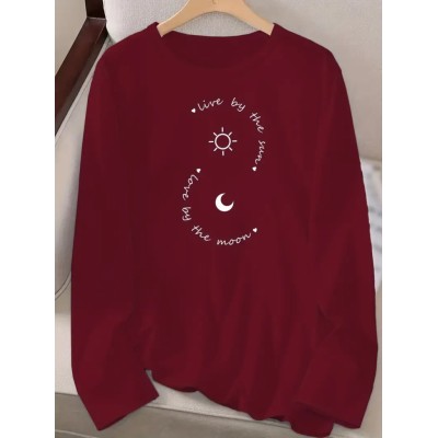 Kadın Uzun Kollu Bisiklet Yaka Desenli Viskon Bluz Kadın Uzun Kollu Bisiklet Yaka Desenli Viskon Bluz