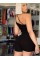 Kadın Asimetrik Askılı Mini Kaşkorse Bodycon Tulum Kadın Asimetrik Askılı Mini Kaşkorse Bodycon Tulum