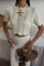 Triko Bluz Pantolon İkili Takım 10084-025 Triko Bluz Pantolon İkili Takım 10084-025