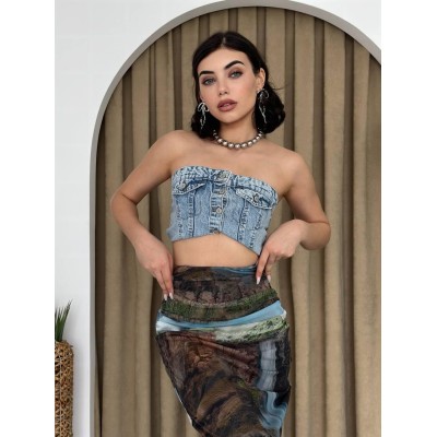 Lara Transparan Midi Etek Lara Transparan Midi Etek