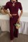 Triko Bluz Pantolon İkili Takım 10084-025 Triko Bluz Pantolon İkili Takım 10084-025