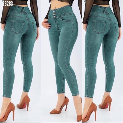 Yüksek Bel Likralı Jean Pantolon 90 Cm Yüksek Bel Likralı Jean Pantolon 90 Cm
