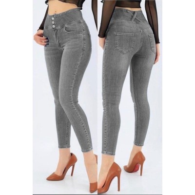 Yüksek Bel Likralı Jean Pantolon 90 Cm Yüksek Bel Likralı Jean Pantolon 90 Cm