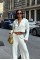 Nancy Kruveze Yaka Crop Takım 9954 - 25 Nancy Kruveze Yaka Crop Takım 9954 - 25