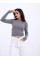 42491 TRİKO SAÇ ÖRGÜ CROP KAZAK-GRİ 42491 TRİKO SAÇ ÖRGÜ CROP KAZAK-GRİ