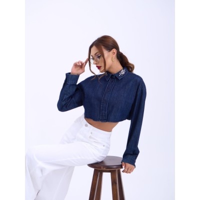 6603 KOT BLUZ-MAVİ 6603 KOT BLUZ-MAVİ