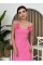 Matilda Gül İp Askılı Elbise Matilda Gül İp Askılı Elbise