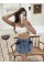 6458 DENİM LOW WAIST SKIRT-MAVİ 6458 DENİM LOW WAIST SKIRT-MAVİ