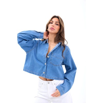 7367 KOT GÖMLEK-MAVİ 7367 KOT GÖMLEK-MAVİ