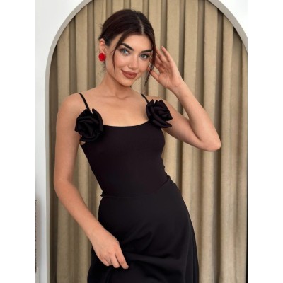 Matilda Gül İp Askılı Elbise Matilda Gül İp Askılı Elbise