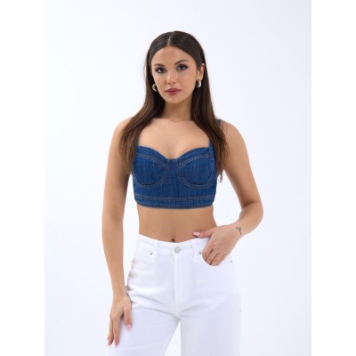 7131 KOT CROP-MAVİ 7131 KOT CROP-MAVİ