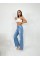 6796 DENİM LOW WAİST BOO-MAVİ 6796 DENİM LOW WAİST BOO-MAVİ