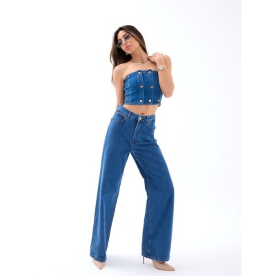 7415 KOT PANTOLON-KOYU MAVİ 7415 KOT PANTOLON-KOYU MAVİ
