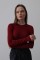 Uzun Kol Crop Top - Bordo Uzun Kol Crop Top - Bordo