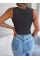 Kadın Askılı Bisiklet Yaka Güpüs Dekolteli Triko Crop Bluz Kadın Askılı Bisiklet Yaka Güpüs Dekolteli Triko Crop Bluz