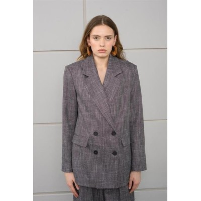 Gaelle Oversize Tuşe Ceket 6100-08 Gaelle Oversize Tuşe Ceket 6100-08